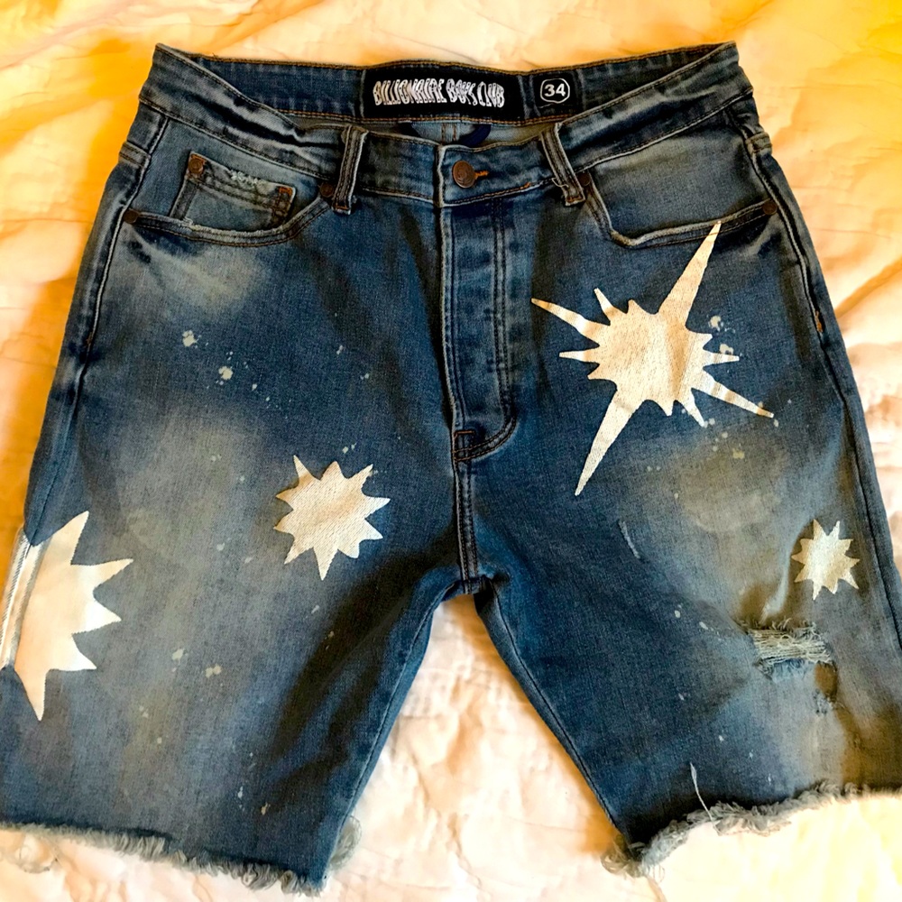 BBC Sunburst Denim shorts
